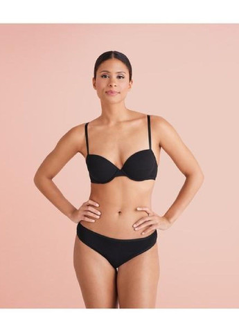 Чёрный бюстгальтер на косточках с кружевом Esmara с косточками