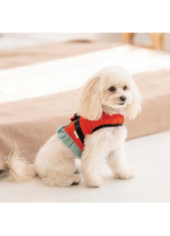 Шлея-жилет для собак Monika червона розмір Pet Fashion (395732160)
