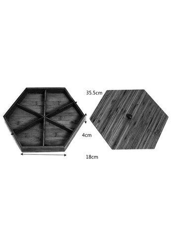 Менажница из дерева Сангрита корица (МЕН-000533) No Brand (327846111)