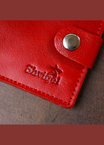 Кошелек женский кожаный 16461 Красный Shvigel (306881851)
