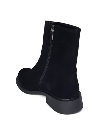 Черные зимняя зимние ботильоны Wollen