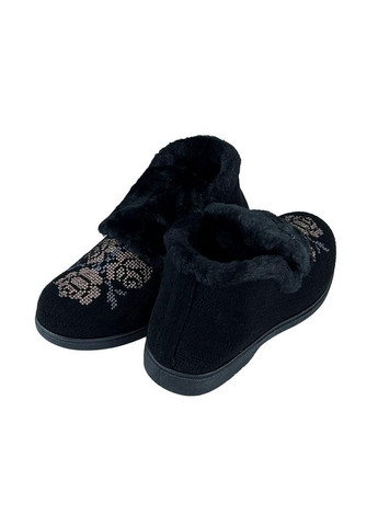 Черные бурки бабуши женские с вышивкой черные 30301-1 Gipanis