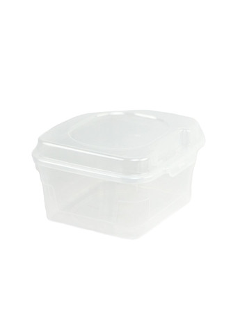 Набор пластиковых контейнеров с крышками 4 шт прозрачный Alpine (338427539)