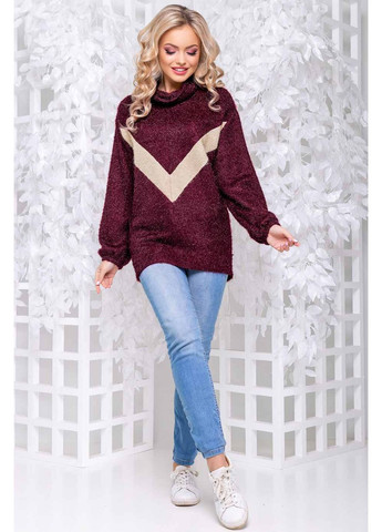 Темно-червоний зимовий светр 1046.2845 Seventeen