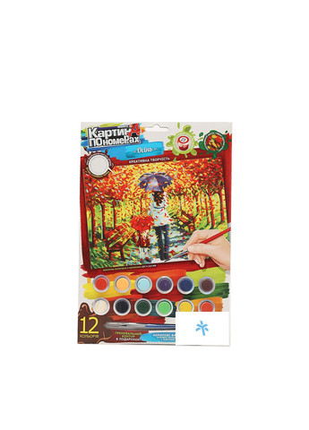 Набор для творчества "Картины по номерам" цвет разноцветный CB-00237660 Danko Toys (334429427)