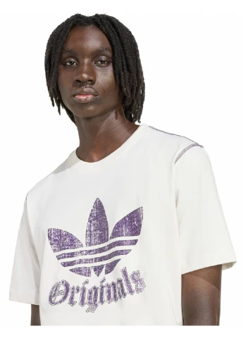 Біла футболка adidas Distressed Graphic T-Shirt