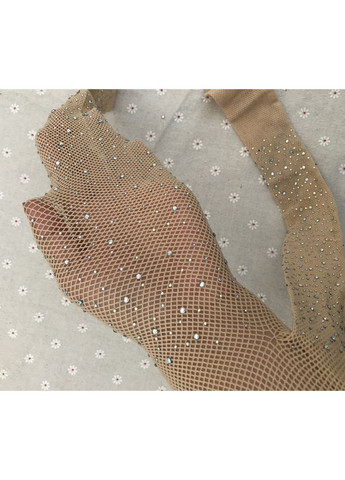 Колготки-сеточка с камушками No Brand колготи (370664936)