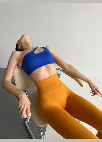 Легінси з ефектом пуш-ап гірчичного кольору, розмір M Trends (330757658)