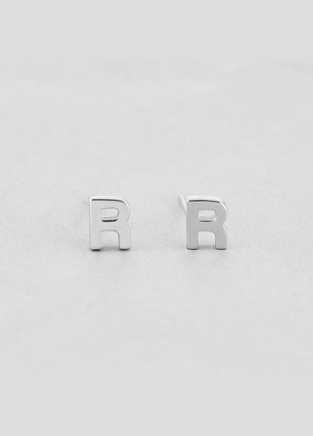 Сережки Letter R Minimal (280940033)