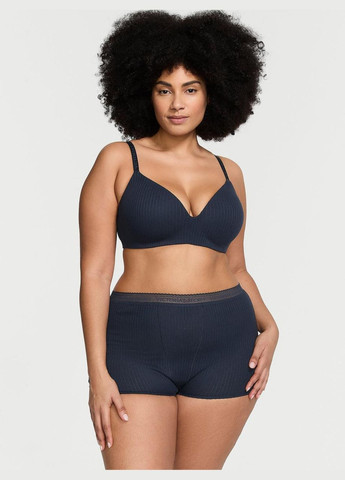Синій бюстгальтер lightly lined bra синій Victoria's Secret бавовна