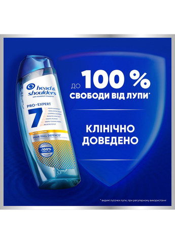 Шампунь проти лупи Pro-Expert 7 Захист від випадіння волосся 250 мл Head & Shoulders (304485125)