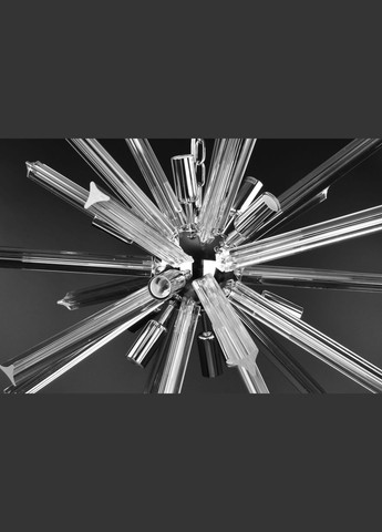 Люстра підвісна на 12 лампочок 26759 Хром 65-140х65х65 см. Sunnysky (364497241)