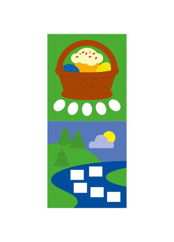 Мозаика из наклейок "Украинские праздники" 166040, 8 страниц No Brand (330137077)