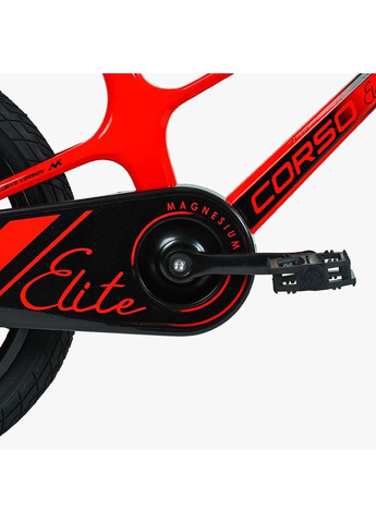 Дитячий велосипед 18 дюймів з магнієвою рамою, литими дисками та дисковими гальмами Corso (364237564)