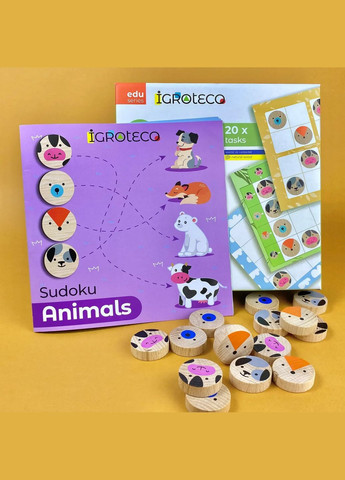 Логічна гра Судоку Тварини, 16 ел. () Igroteco 900705 (328397919)