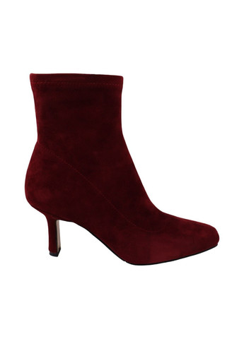 Бордові ботильйони жіночі бодрові натуральна замша FARINNI 984-25DH