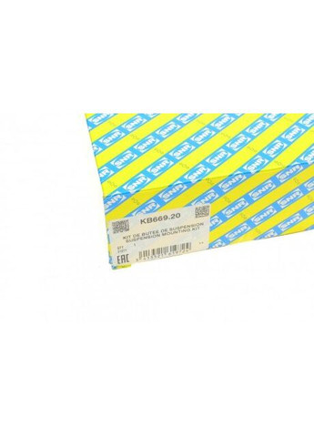 Подушка амортизатора (переднего) + подшипник Toyota Corolla 1.4-2.0D 01-07 SNR KB669.20 (opt-om) No Brand (345777077)