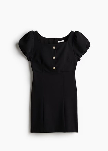 Чорна ділова сукня H&M однотонна