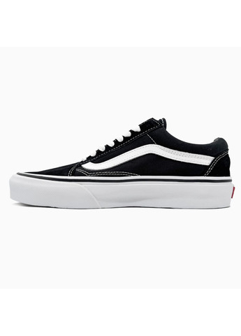 Кросівки жіночі і чоловічі Vans Old Skool black white | Ванс Олд Скул білі No Brand чорні демісезони (371647076)