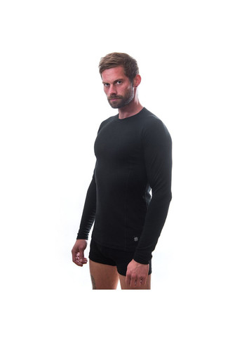 Термофутболка чоловіча Sensor Merino DF LS black 15100021, SM11M-black-L No Brand (368703630)