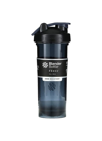 Спортивна пляшка-шейкер BlenderBottle Pro32 Tritan 940ml Black (A-013171) Blender Bottle (312550152)