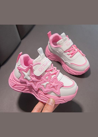 Рожеві всесезонні дитячі кросівки No Brand Tezaz