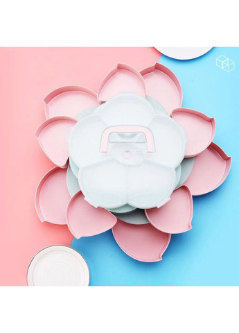 Органайзер для закусок shap 3 яруса с подставкой для телефона Flower (291424583)