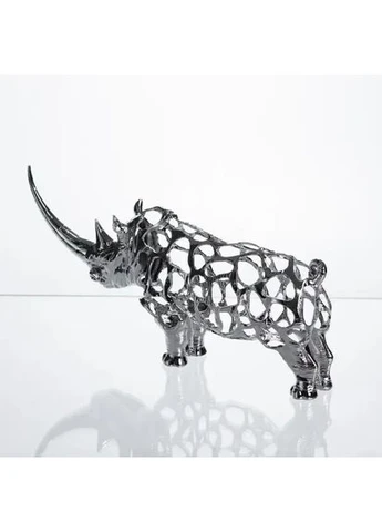 Декоративная фигурка Rhinoceros 23x6x10 см металлическая HP-7-23 Yiwu (401997316)