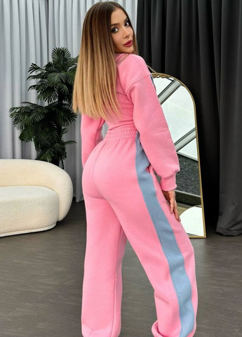 Костюм двойка: Укороченная кофта с капюшоном и брюки. Tik-Tak (341735698)