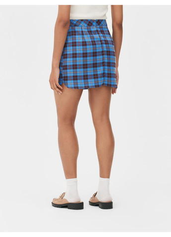 Синяя юбка демисезон,синий в клетку, Primark