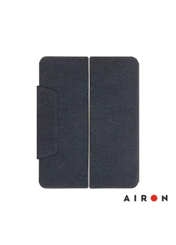 Чохол Premium для iPad Air 11" 2024 Air 4/th Gen 10.9" 2020 - 2023 з інтегрованою клавіатурою, екокожа, чорний Airon (395601126)