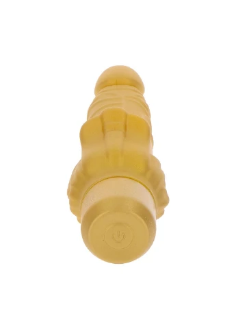 Вібратор Gold Dicker Stim, 22 см (золотий) Toy Joy (374892405)