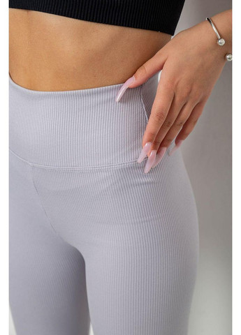 Лосини однотонні в рубчик, колір жовтогарячий, 238R606 Ager (362910826)