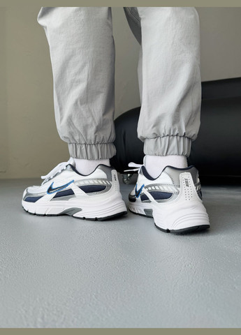 Білі Осінні кросівки чоловічі nike initiator white grey blue | найк ініціатор білі No Brand