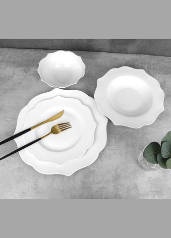 Тарелка фарфоровая суповая Harmony 300мл No Brand (299461825)