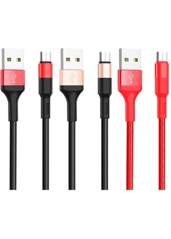 Кабель Micro USB для зарядки телефона, смартфона/зарядного шнура провод микро юсб для передачи данных Hoco (338615472)