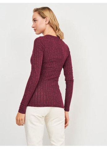 Лонгслив,бордовый-черный, Moss Copenhagen (361028362)