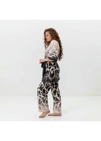 Комбінована всесезон комплект жіночий з плюшевого велюру штани та халат ніжність 3448_m 16076 m FlexDress