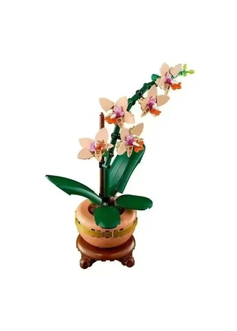 Конструктор в стиле Botanicals "Мини-орхидея" 274 детали для цветочного декора дома Lego (386259904)