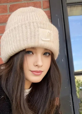 Шерстяная вязаная шапка-бини JAGO (360645810)