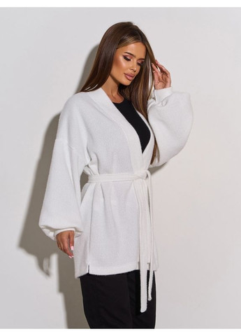 Белый демисезонный кардиган ISSA PLUS