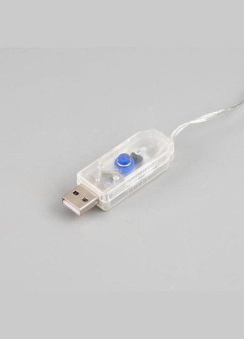 Світлодіодна гірлянда штора роса Xmas від USB 8 режимів з Пультом ДК 200LED 2x2м Холодний білий China (267499280)