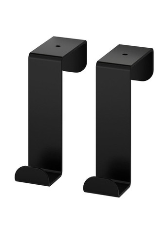 Набір гачків для дверей ІКЕА 2 шт чорний IKEA (272451881)