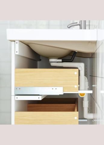 Шафа для мийки з висувними ящиками/мийкою/змішувачами ІКЕА TANNFORSEN / RUTSJON 122х49х76 см (s49514098) IKEA (278406110)