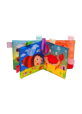 Мягкая книжка-пещалка "Кто где живет" 403808 Книжковий хмарочос (330637304)