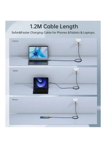 Кабель XCC-1042 USB Type-C - USB Type-C 4 GEN3 2 м CHOETECH (386598331)