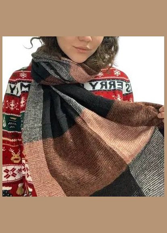 Шарф 01 - темно - коричневый No Brand Шарф (316323965)