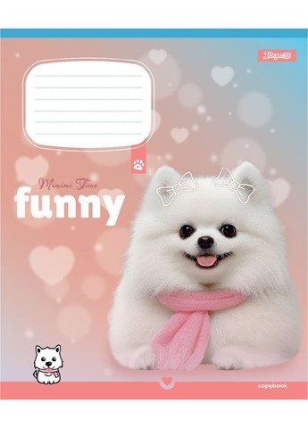 Набір зошитів шкільних 1Bересня А5/12 лінія Funny Pets 25 шт (768209) 1 Вересня (352167269)