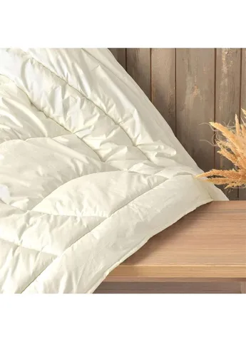 Одеяло Wool Premium шерстяное 155х210 см двухслойное зимнее шерсть супер теплое хлопок натуральное IDEIA (386250825)
