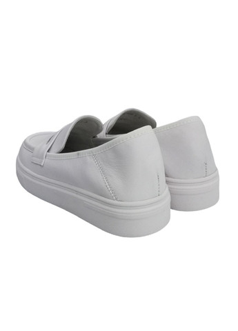 Белые мокасины (р) кожа 0-1-1-21882b Melanda.M